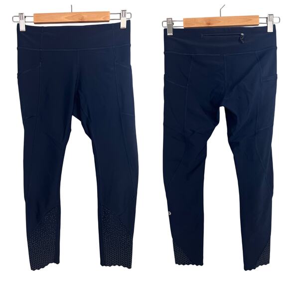 Lululemon Women's 6‎ Tight Stuff High Rise 24" Luxtreme Pockets Reflective Yoga - Picture 1 of 14